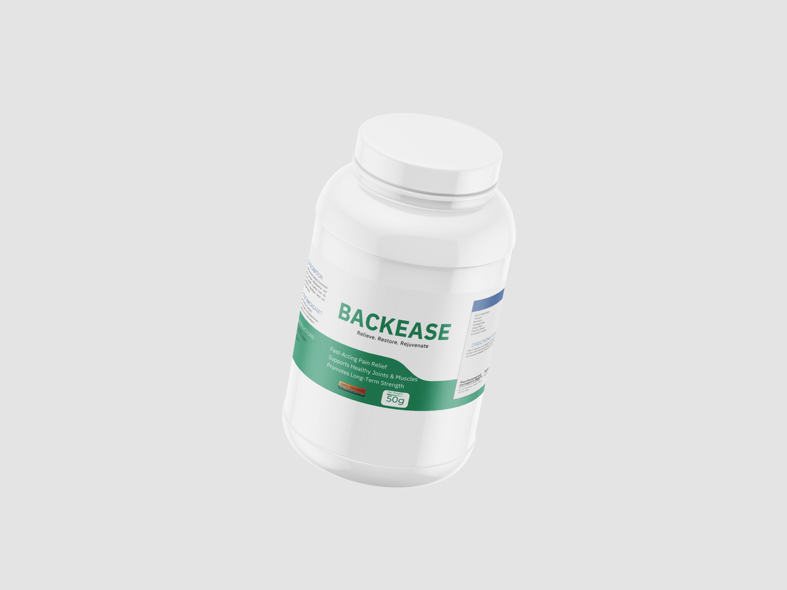 Back Ease Ergonomic Product Mockup